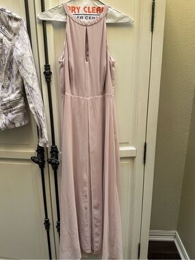 White House Black Market Sleeveless Maxi Dress in Dusty Blush